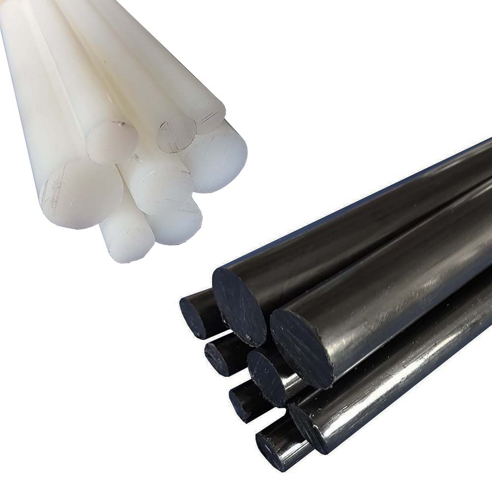 HDPE Plastic Bar Stock – 2" X 3" X 12" Natural, Ideal For Machining & Fabrication, Plasti-Block™