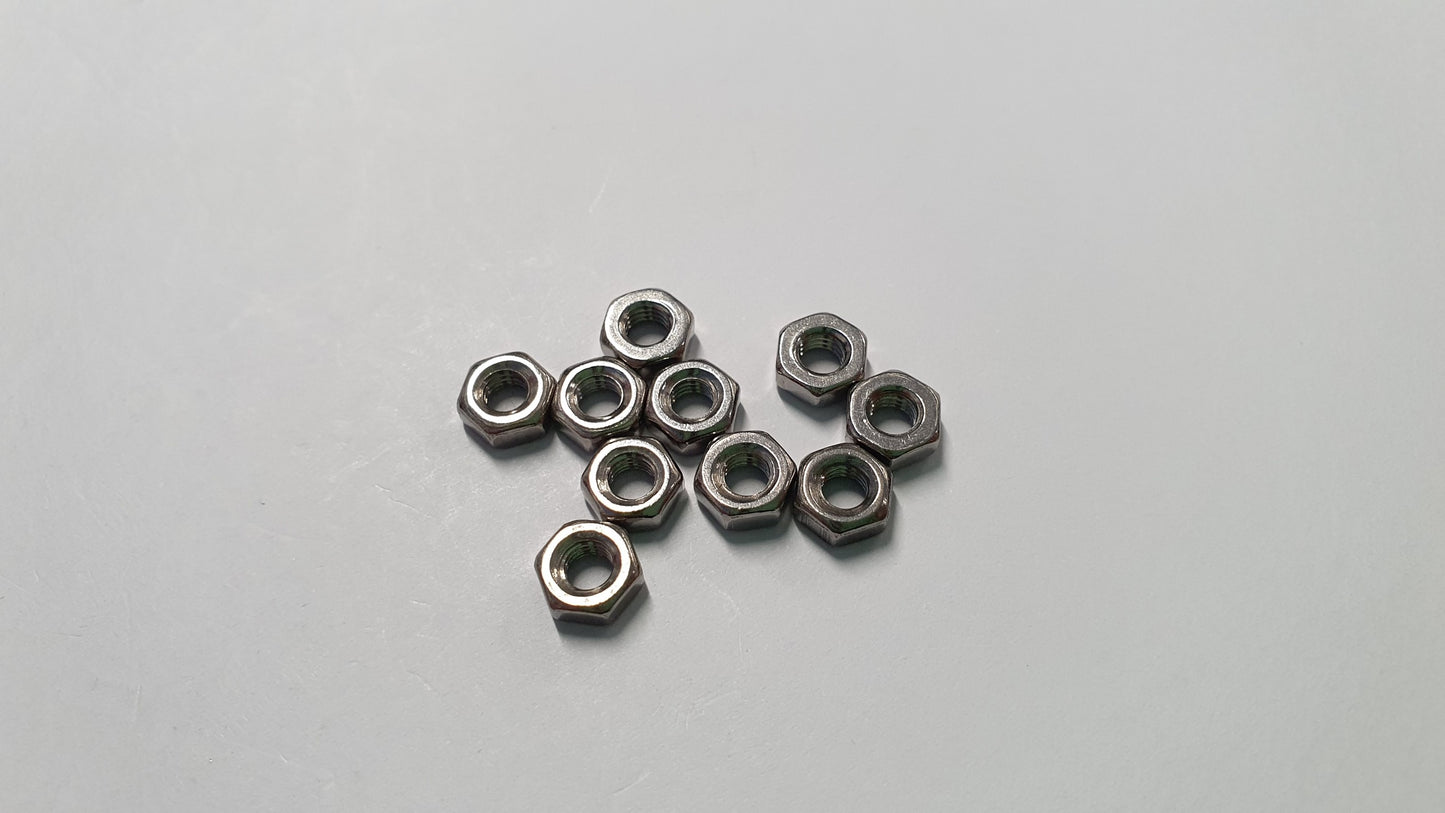 M3 Hexagonal Full Nuts