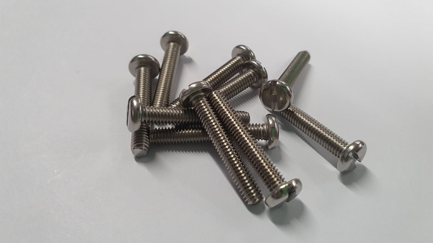 M4 Pan Head Screws - Various Sizes