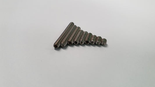 M3 Grub Screws - Various Lengths