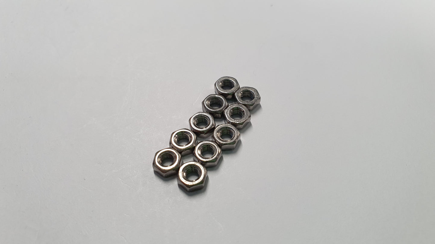 M3 Hexagonal Full Nuts