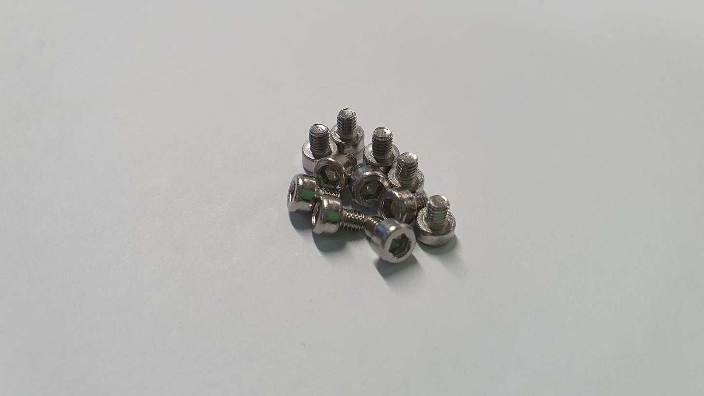 M2.5 Cap Head Screws - Various Sizes