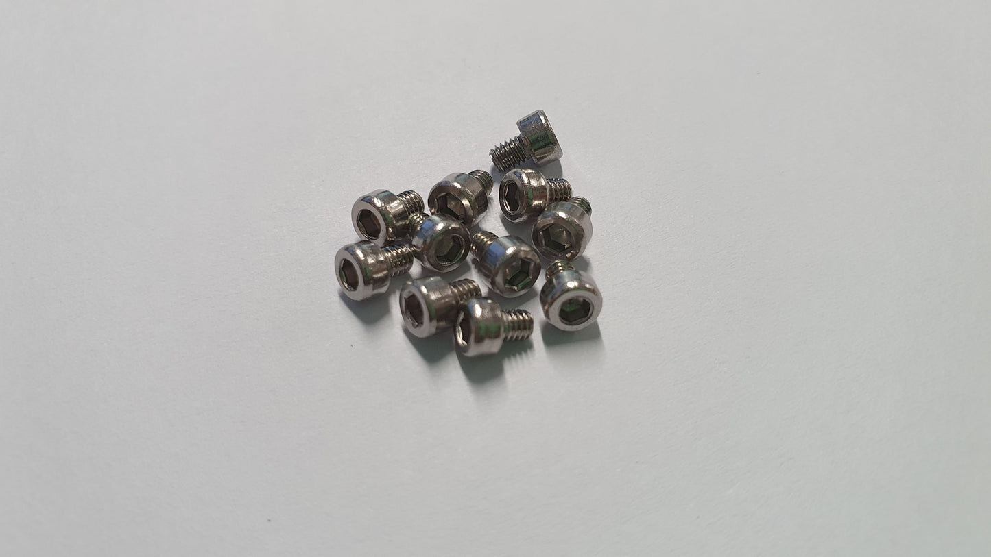 M2.5 Cap Head Screws - Various Sizes