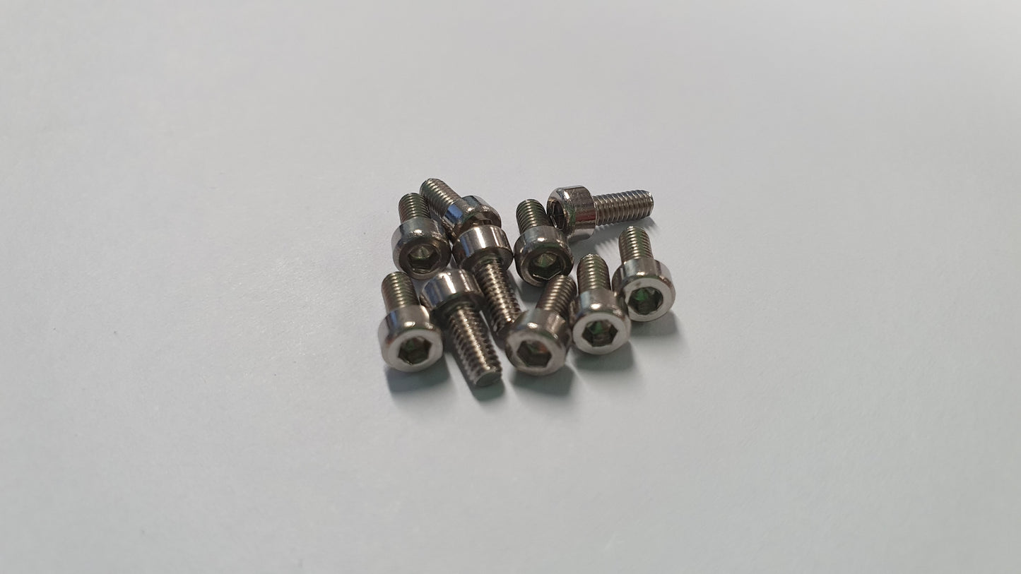 M2.5 Cap Head Screws - Various Sizes