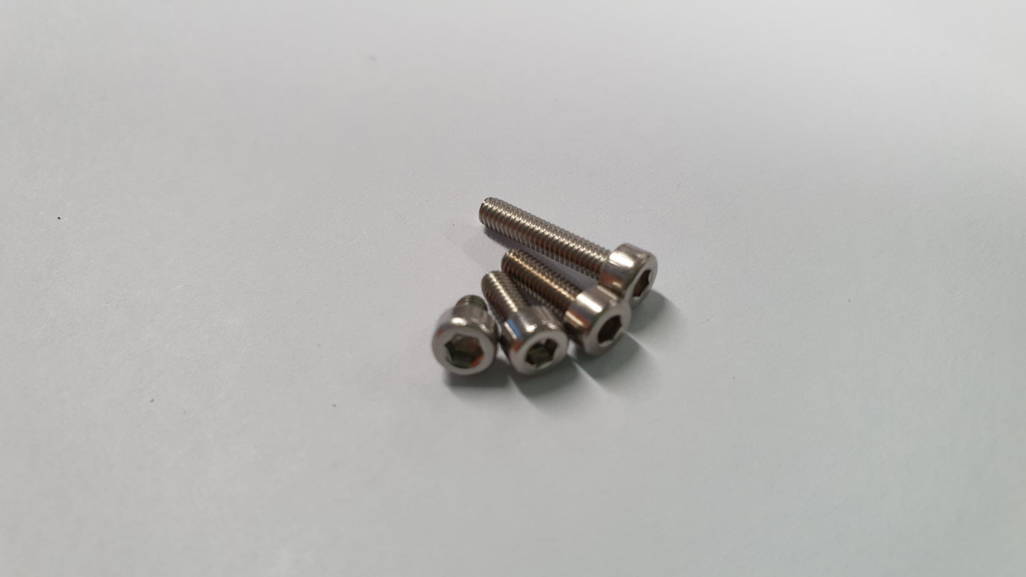 M2.5 Cap Head Screws - Various Sizes