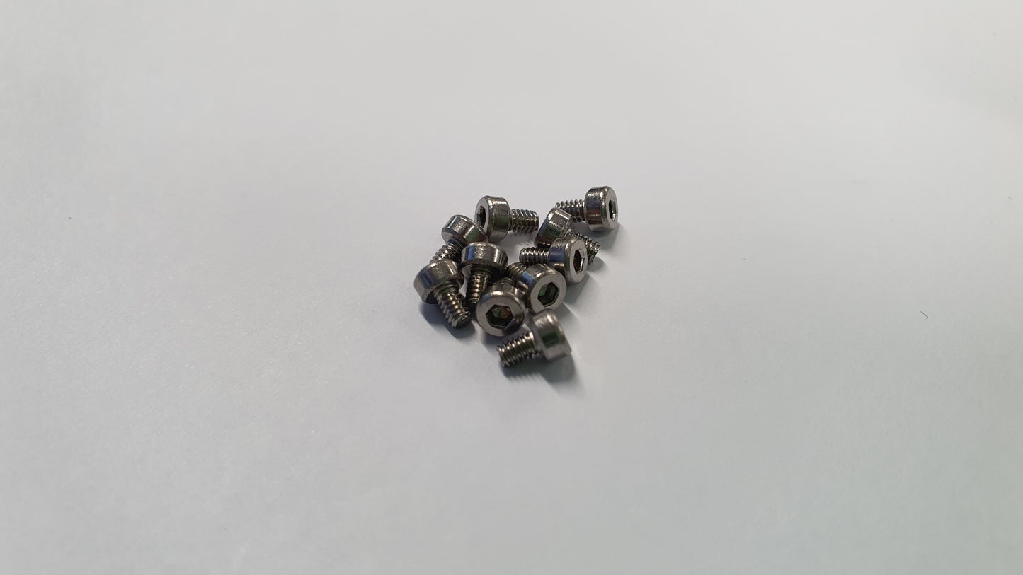 M2 Cap Head Screws - Various Sizes