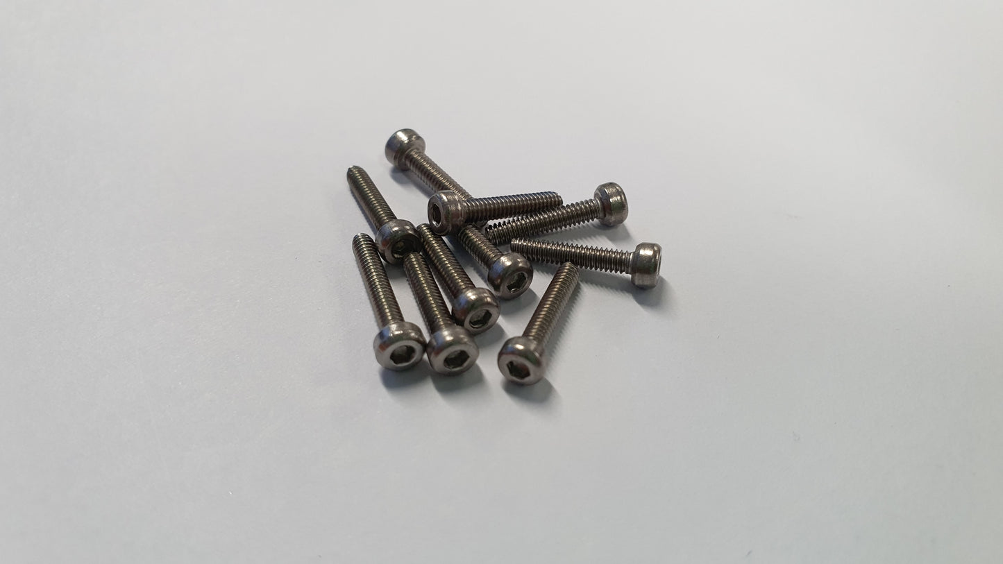 M2 Cap Head Screws - Various Sizes