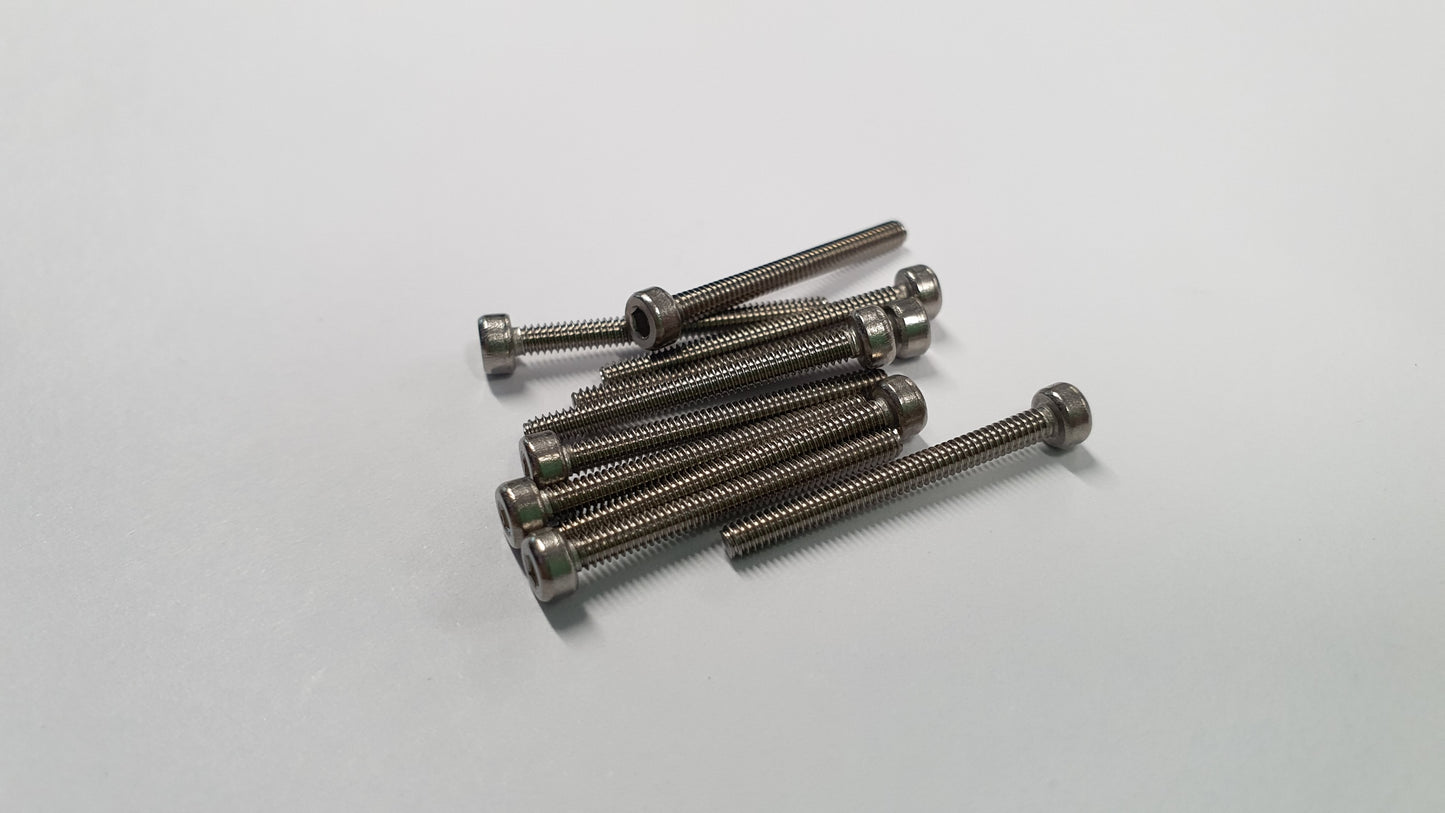 M2 Cap Head Screws - Various Sizes