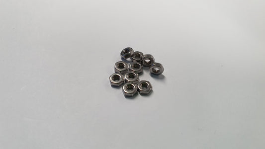 M2 Hexagonal Full Nuts