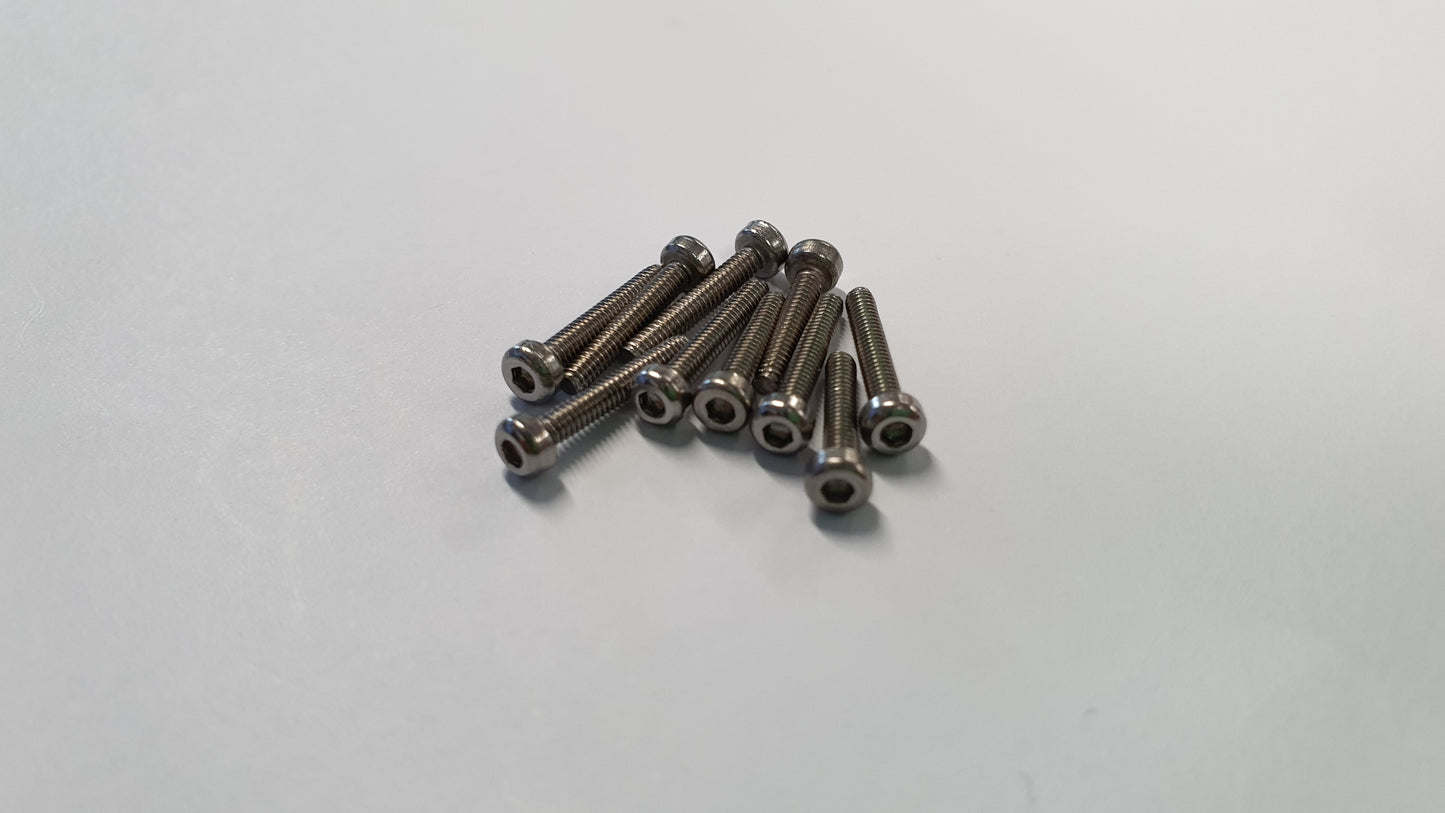 M2 Cap Head Screws - Various Sizes