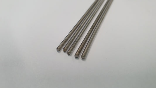 M2 Threaded Rod (Studding) - Various Lengths