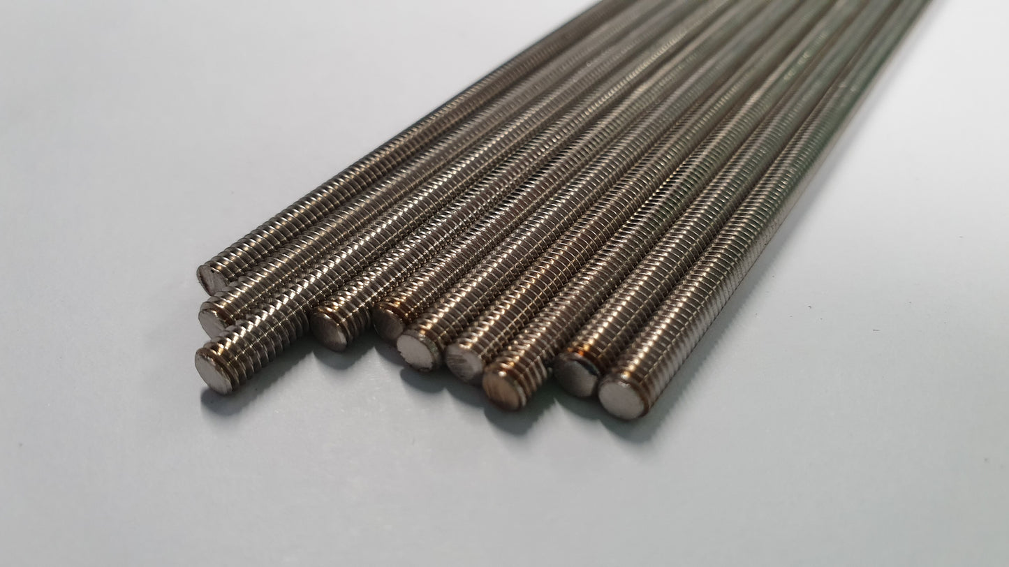 M4 Threaded Rod (Studding) - Various Lengths
