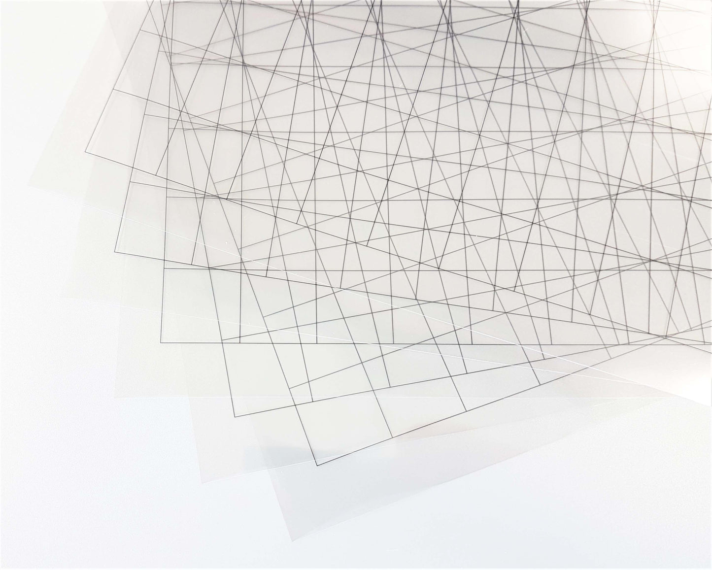 Plastic Sheet Grid printed Make it here