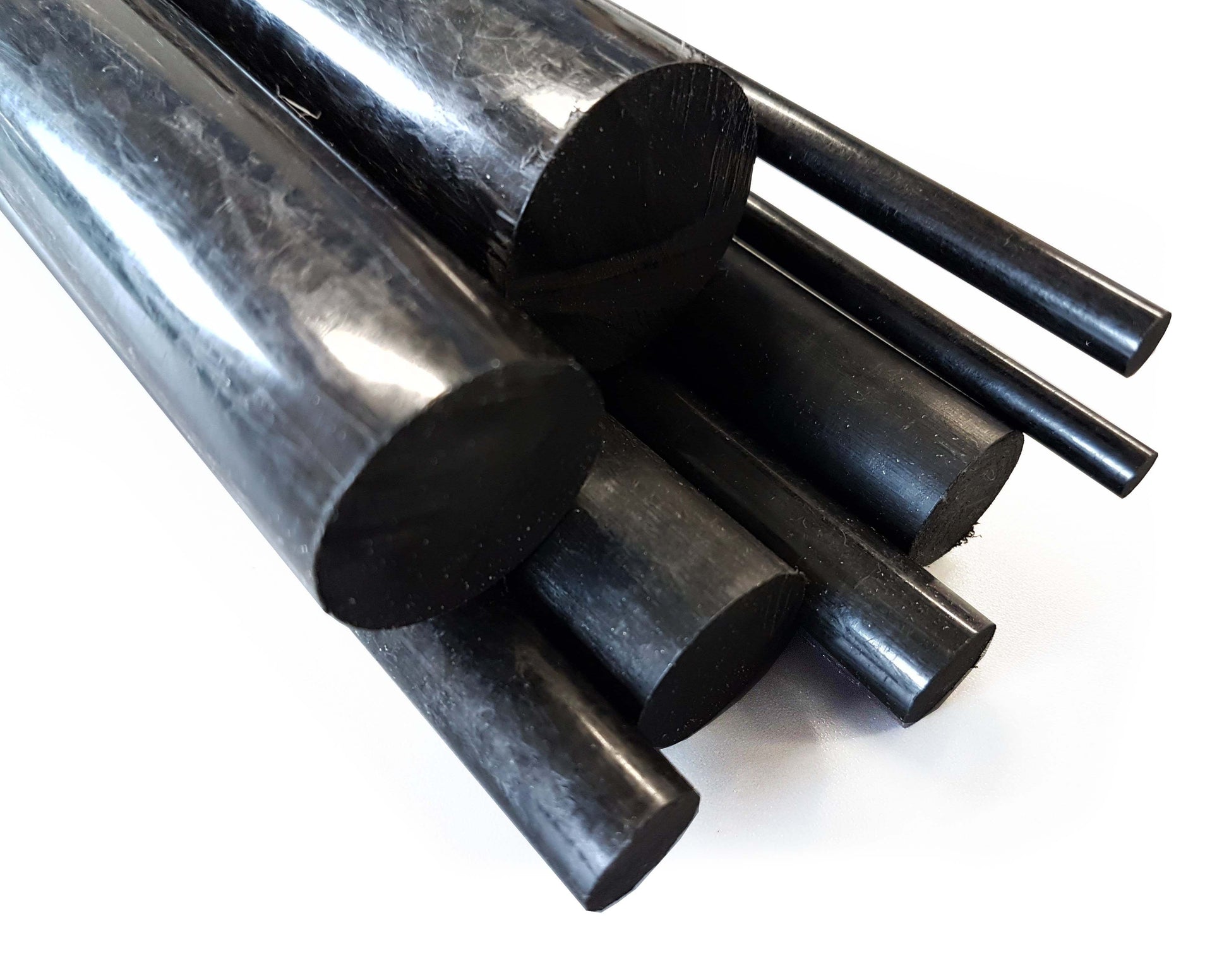 Plastic round Rod Acetal Black Make it here