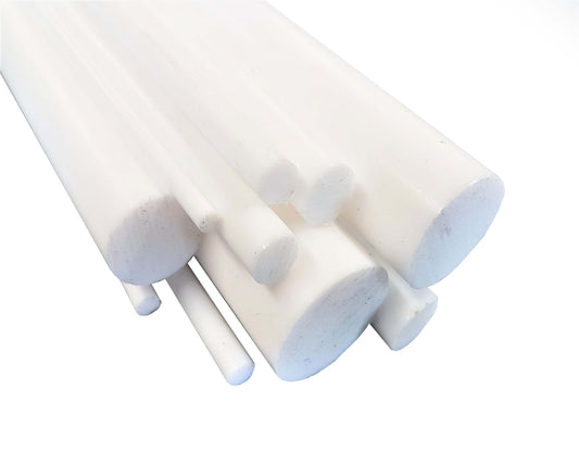 Plastic Rod White PTFE Make it here