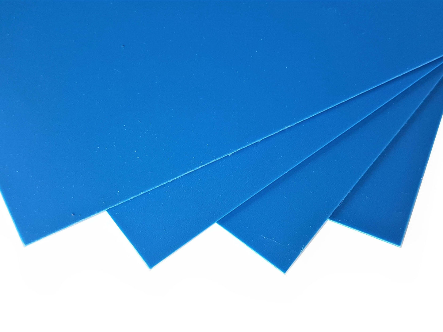 Plastic Sheet PP Textured Blue Make it here