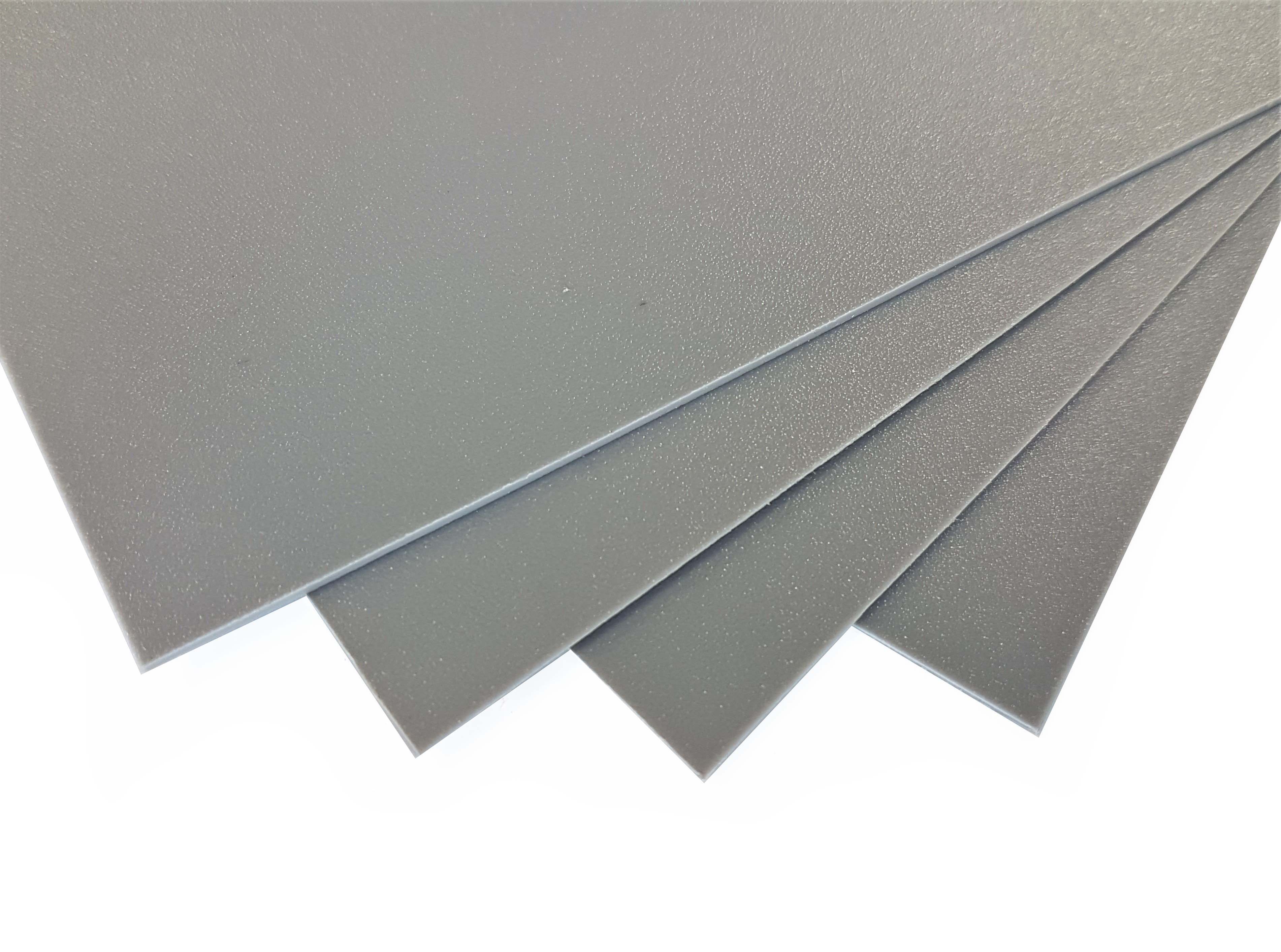 Esselte Leitz A5 Blank Index Paper - 15 Sheets, 100gsm Grey Cardboard