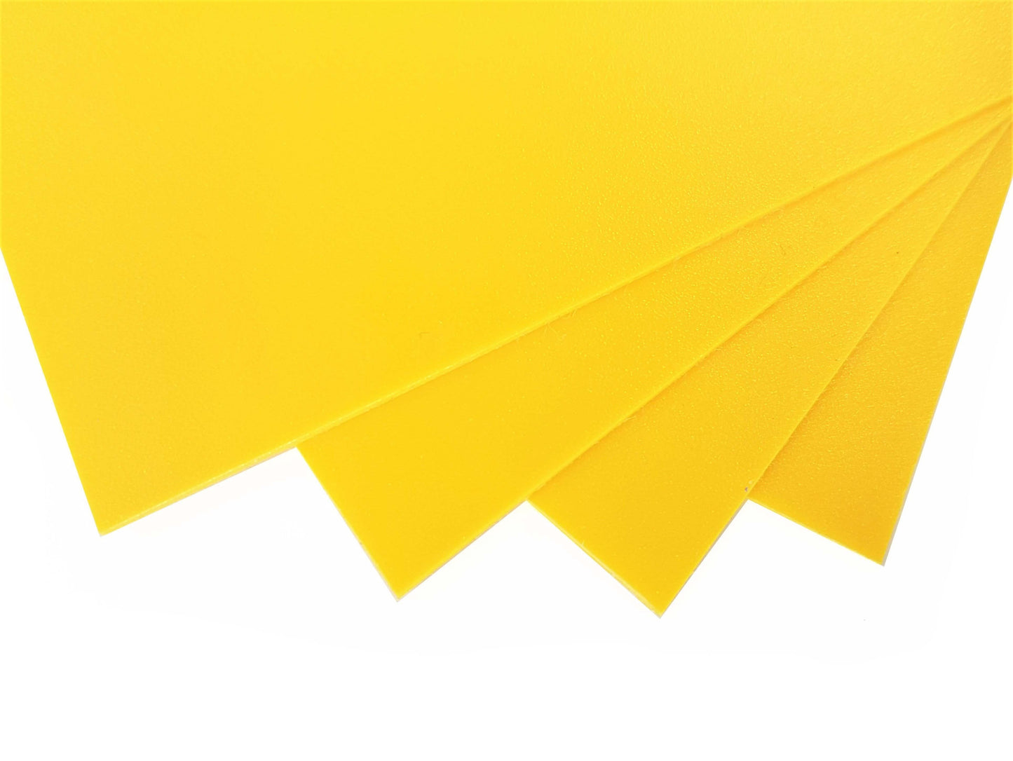 Plastic Sheet PP Textured Yellow Make it here