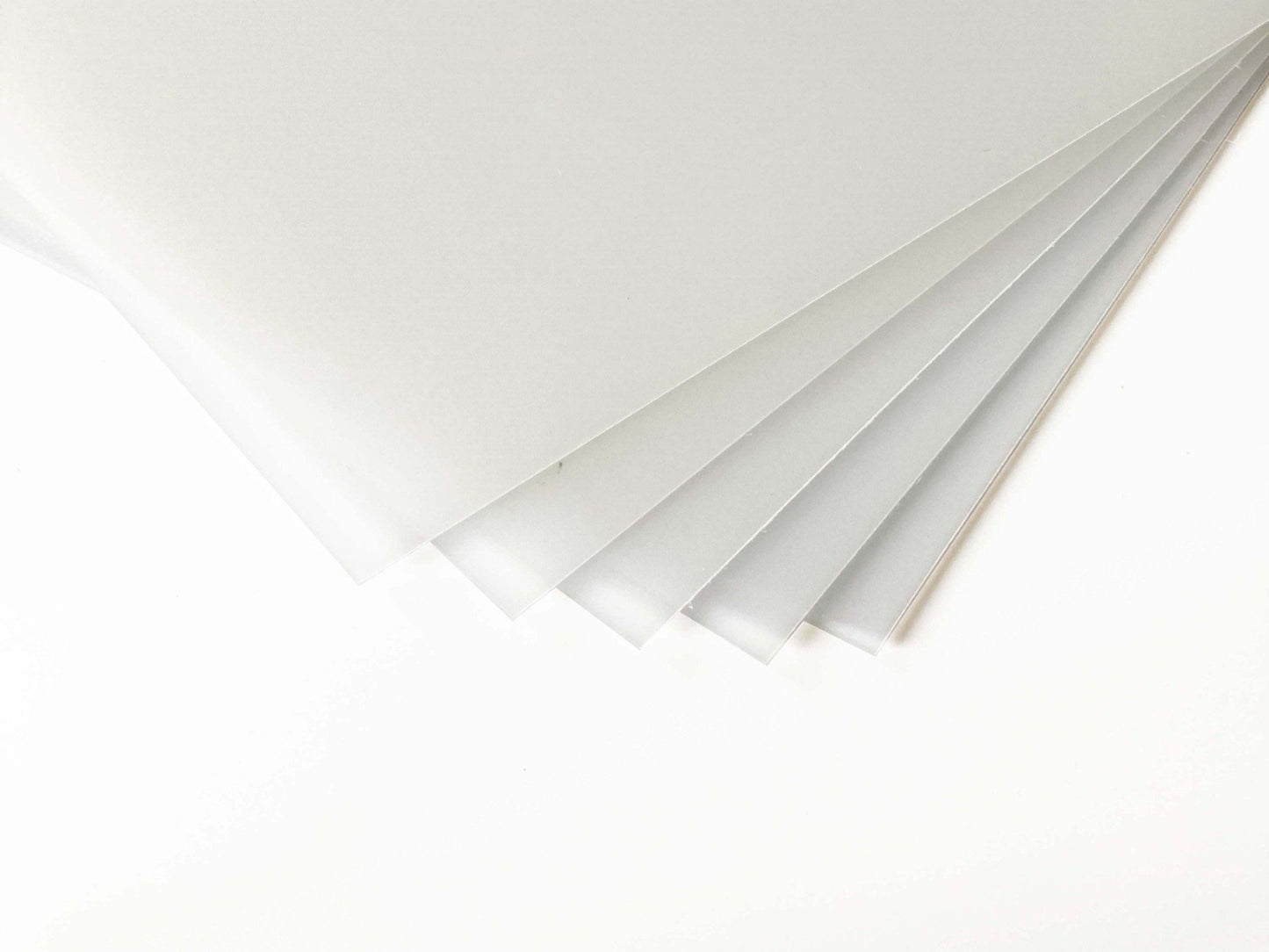 Plastic Sheet PP Textured Clear Frosted Make it here
