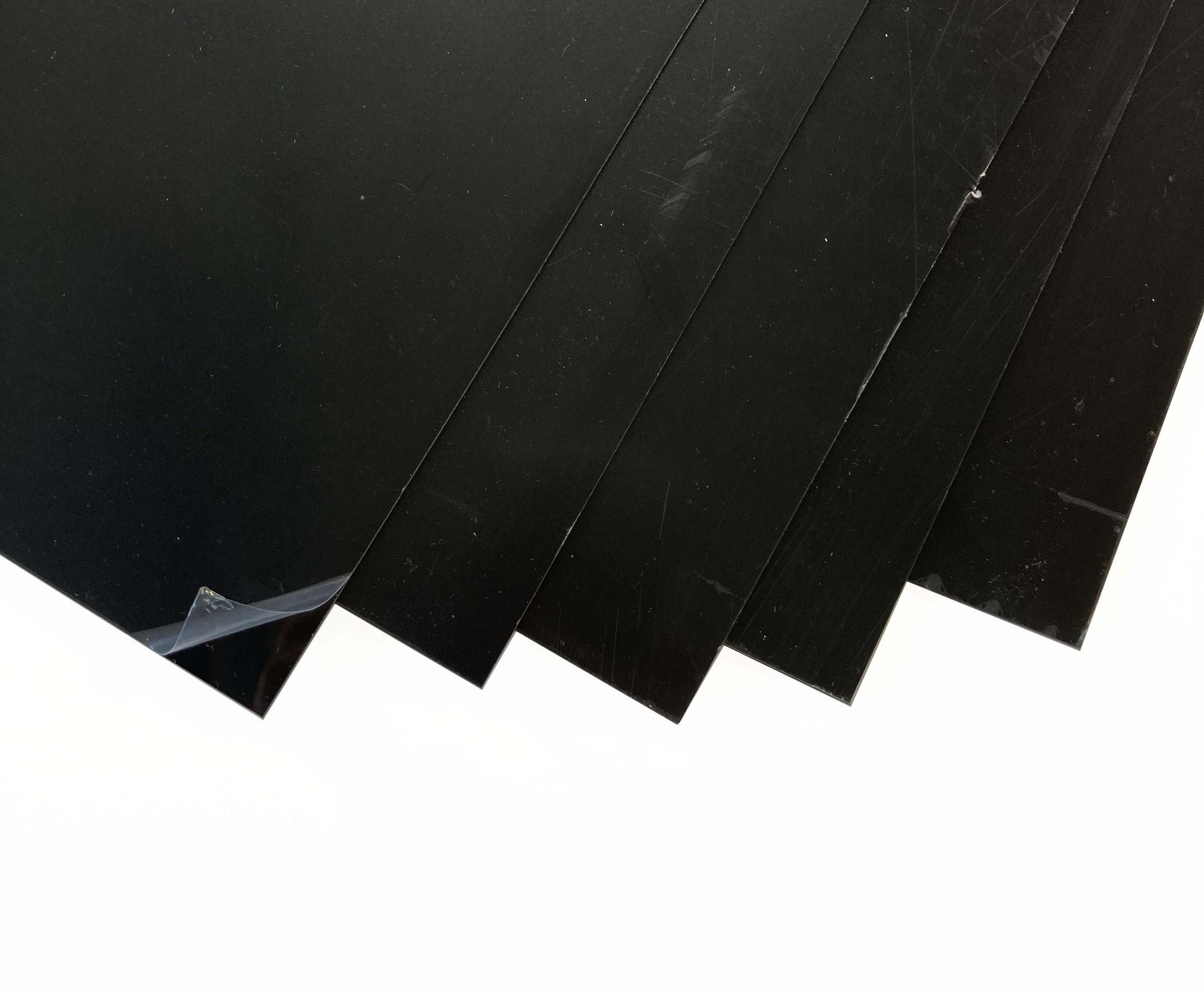 Plastic Sheet Polystyrene Black Gloss Make it here