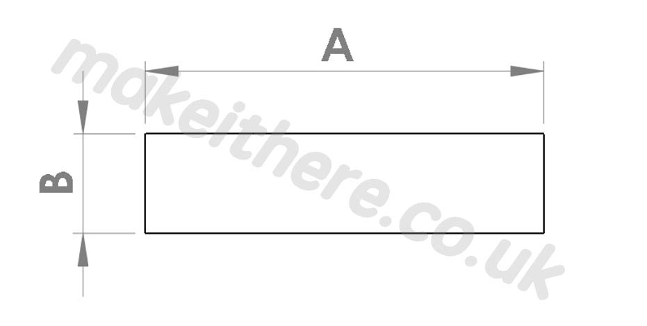 Rectangular dimensions Make it here