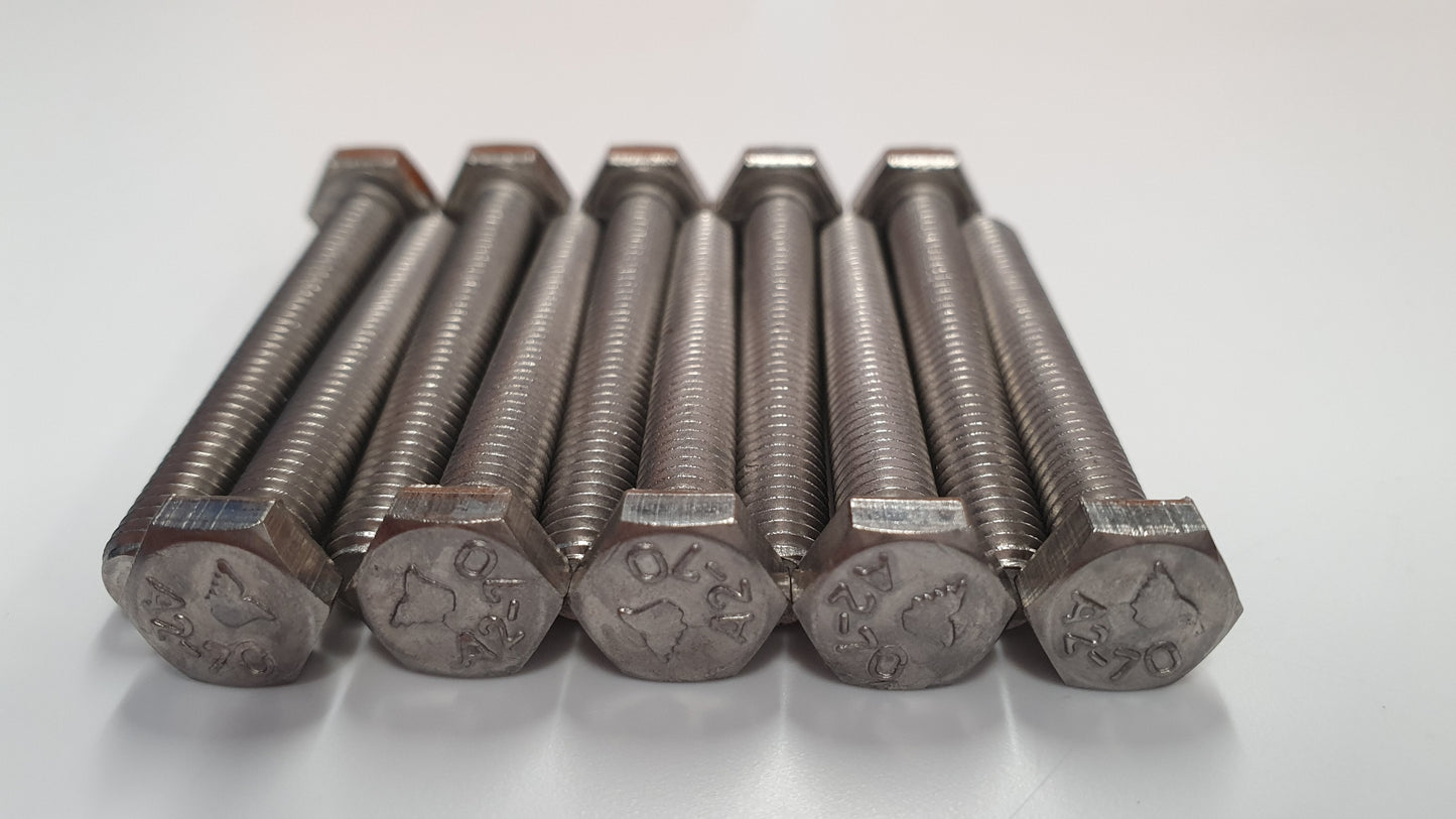 M6 Hex Bolts - Various Lengths