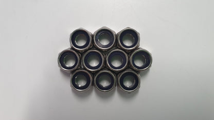 M6 Nylon Lock Nuts (Nyloc)