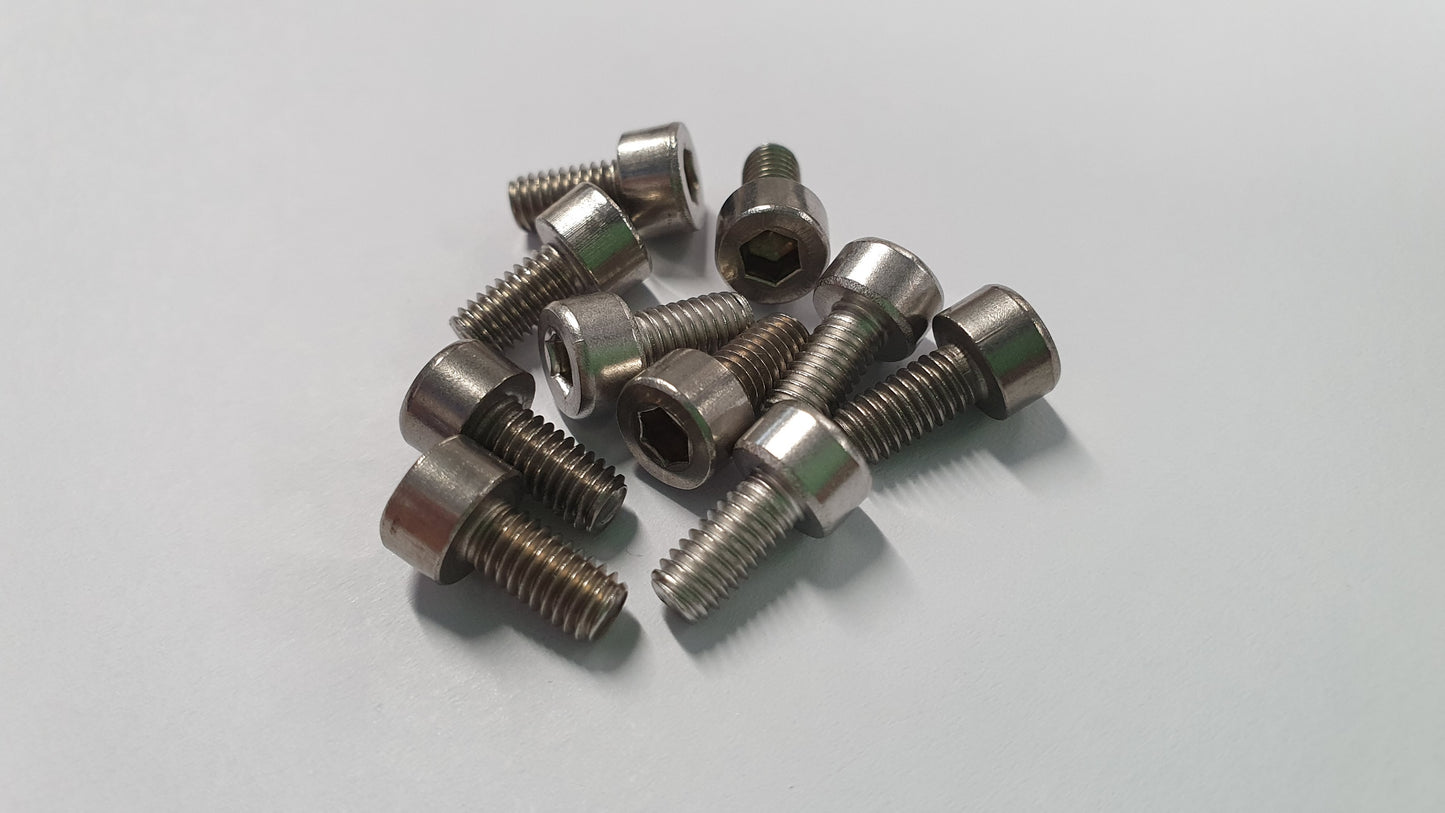 M4 Cap Head Screws - Various Sizes