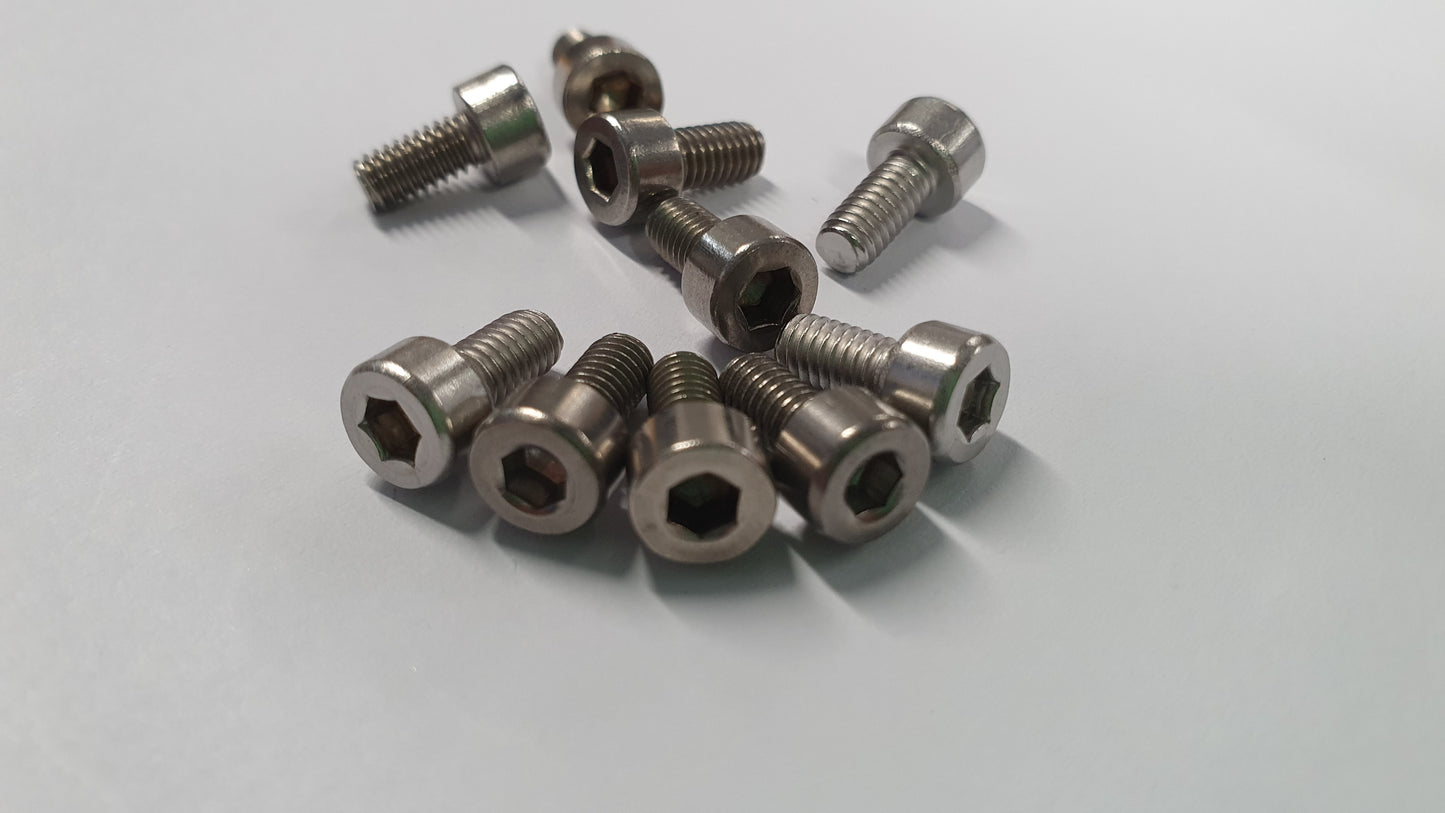 M4 Cap Head Screws - Various Sizes