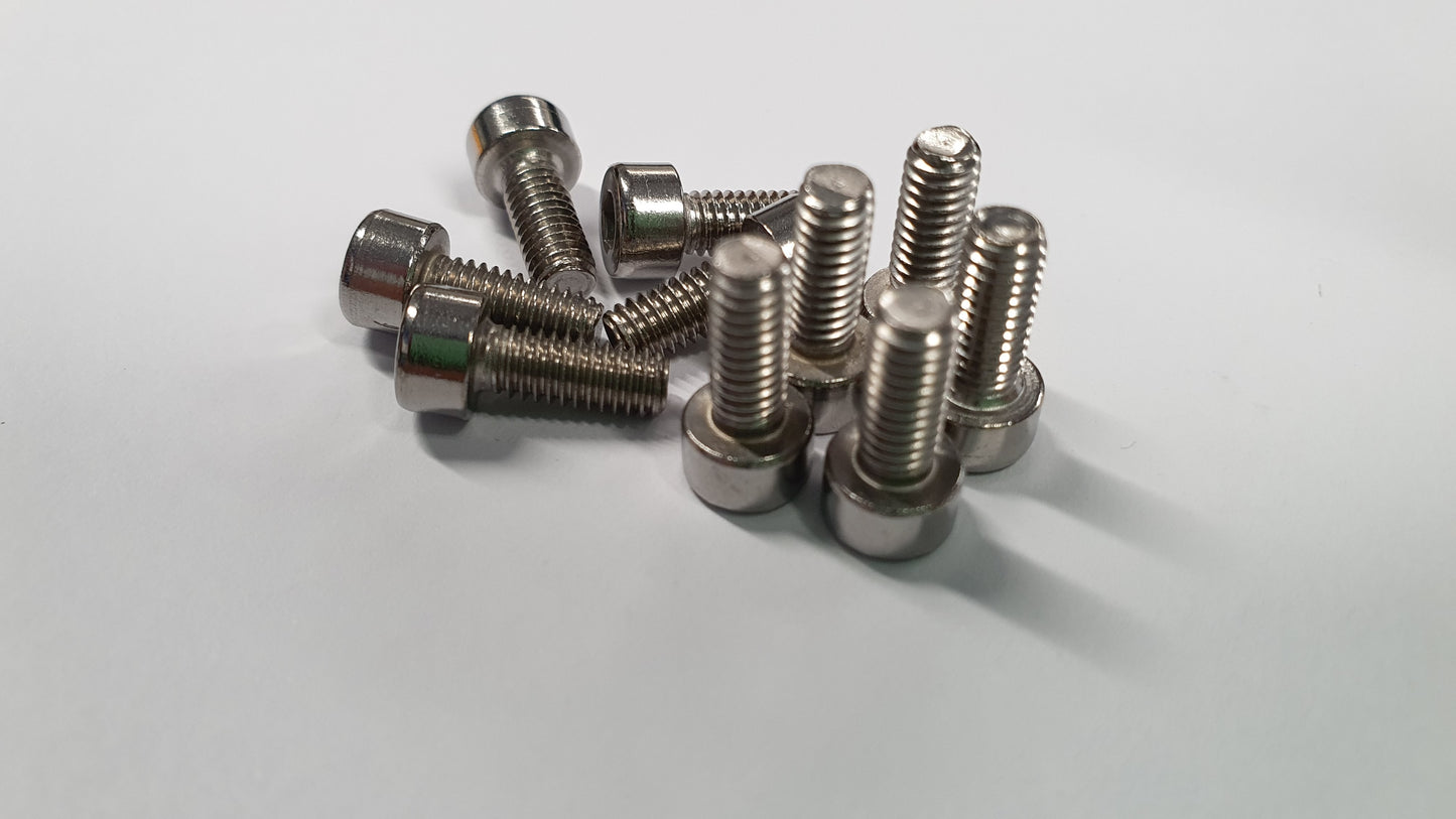 M4 Cap Head Screws - Various Sizes