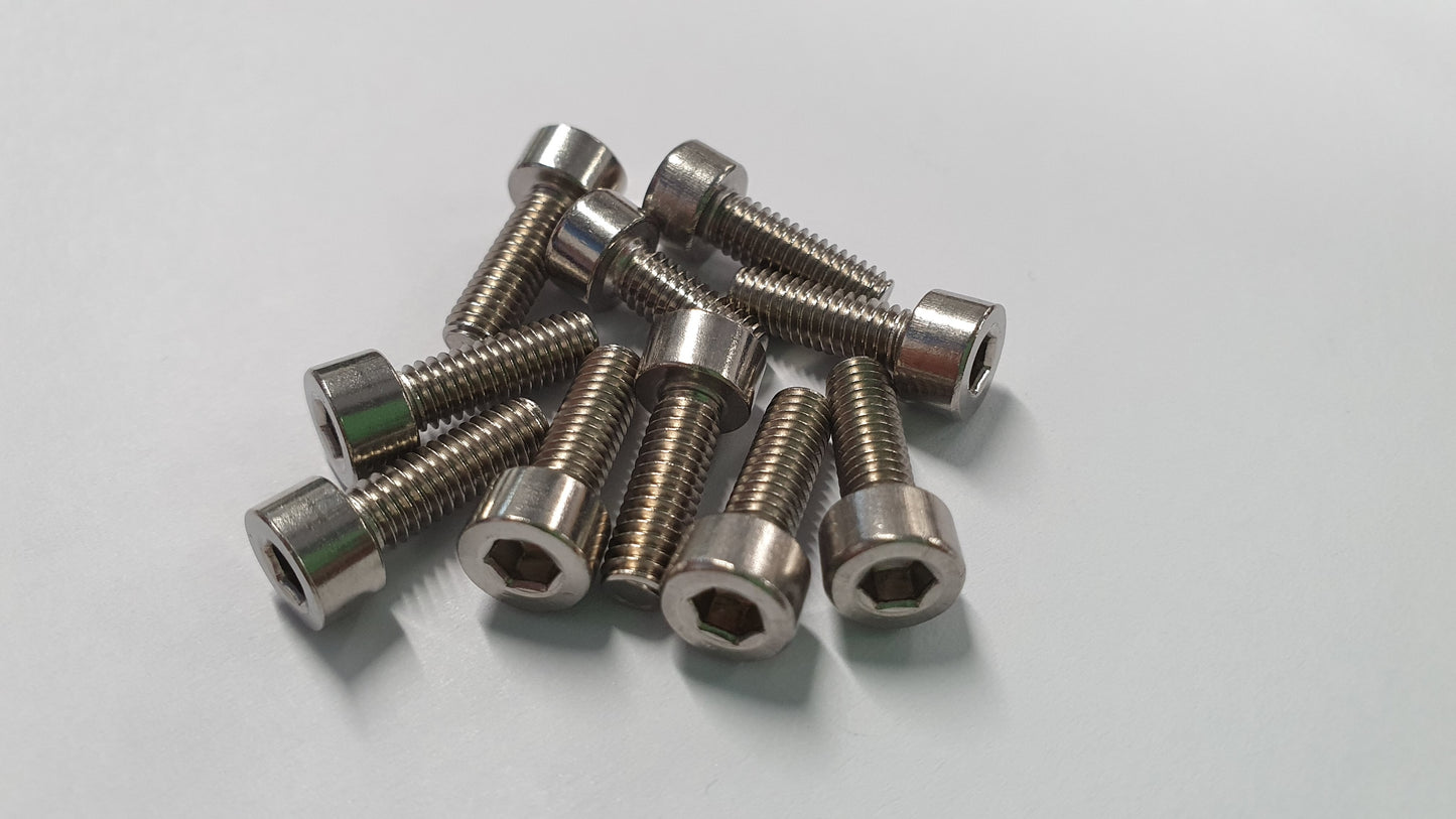 M4 Cap Head Screws - Various Sizes