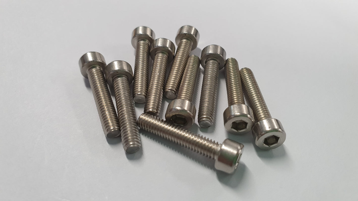 M4 Cap Head Screws - Various Sizes