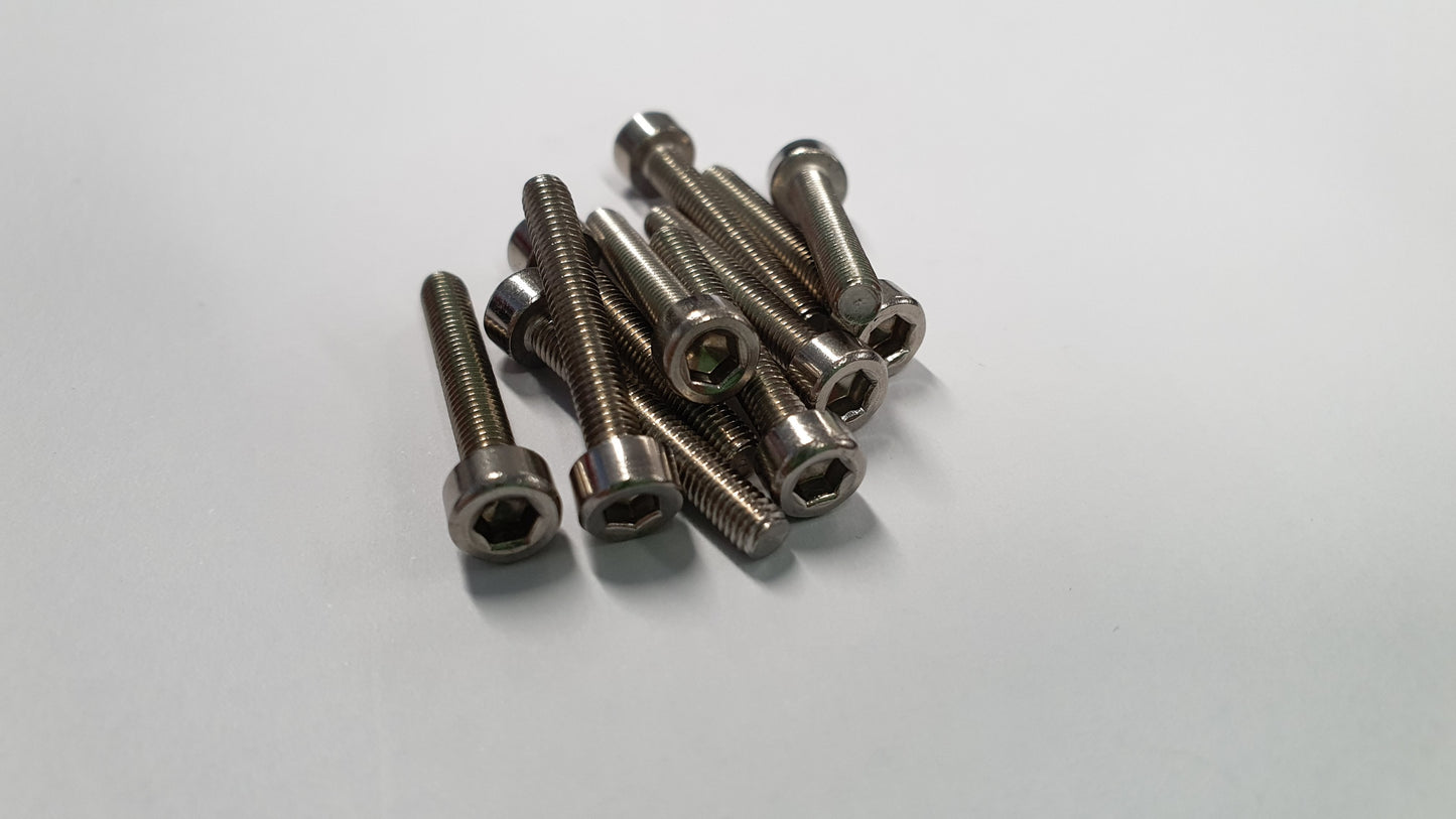 M3 Cap Head Screws - Various Sizes