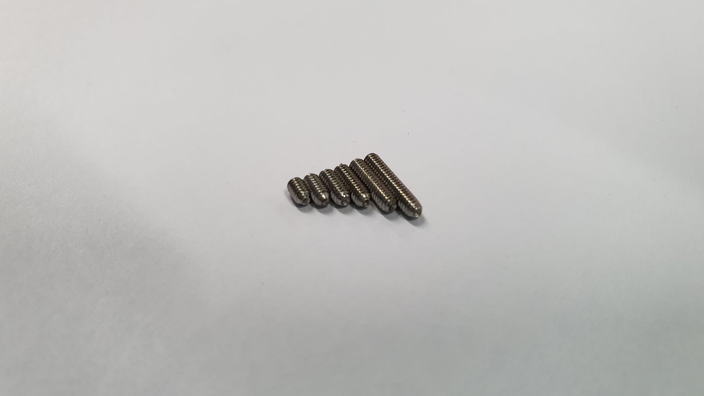 M2 Grub Screws - Various Lengths