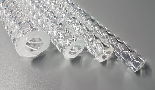 Spiral Acrylic Rods