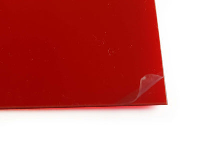 Plastic Sheet Polystrene Sheet Red Gloss Make it here
