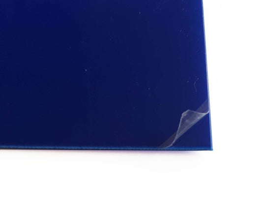Plastic Sheet Polystrene Sheet Navy Blue Gloss Make it here