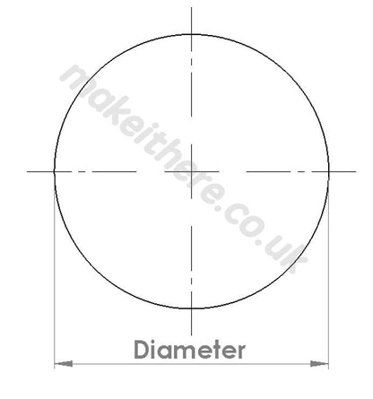 Round Diameter Dimension Make it here